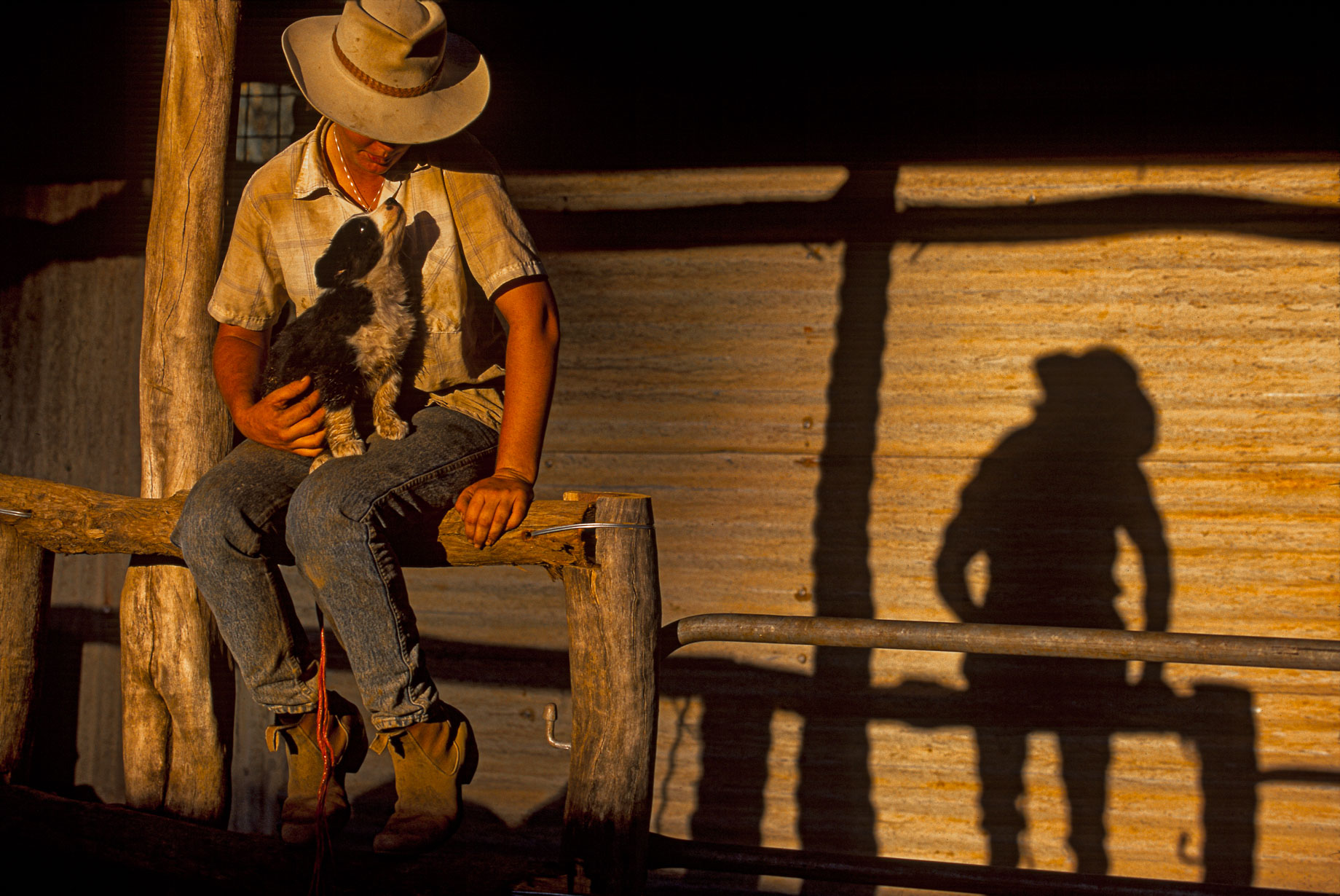 AussiewithsheepdogRossRiver-N.T.Australia